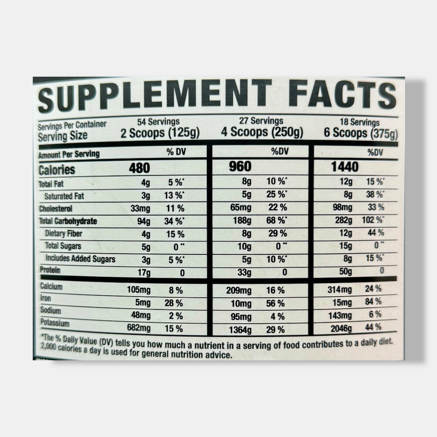 Ronnie Coleman King Mass XXL Super Anabolic Mass Gainer