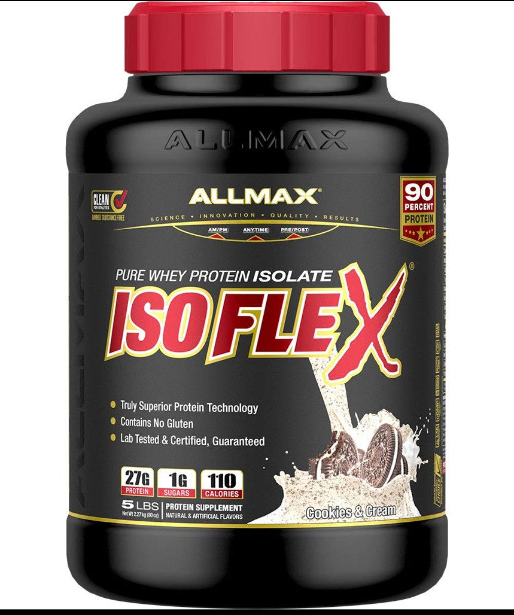 ALLmax Nutrition isoflex whey isolate protein 5 Lbs (USA Version)